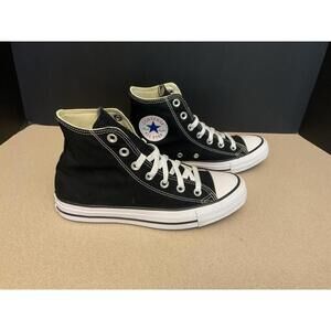 New! Womens Converse Chuck Taylor All Star Hi Black High Top Shoes. Size 8. Nice